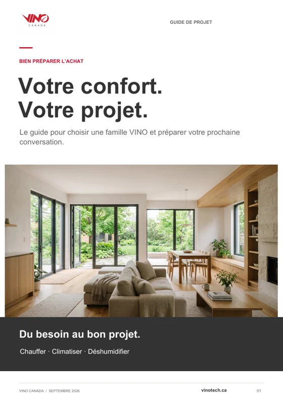 Couverture du guide de projet VINO Canada