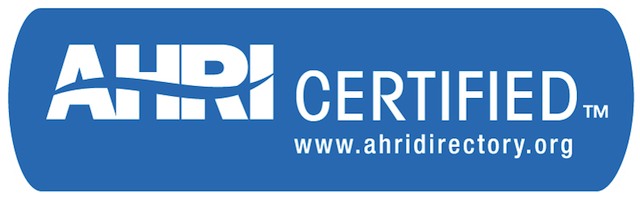 AHRI Certified — Air-Conditioning, Heating, and Refrigeration Institute