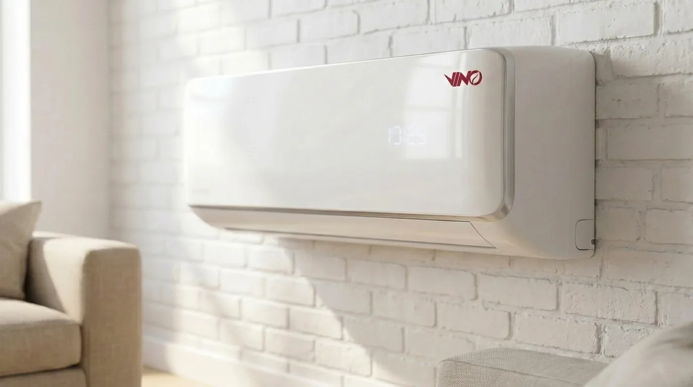Thermopompe murale VINO® installée dans un intérieur résidentiel